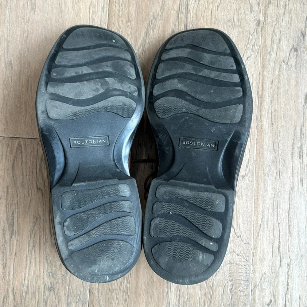 Men’s 9.5 Bostonian Brown Leather Lace-Up Shoes - Picture 7 of 7